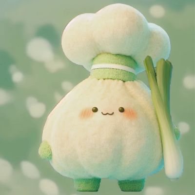 Porte-clé peluche Veggies Ail (15 cm)