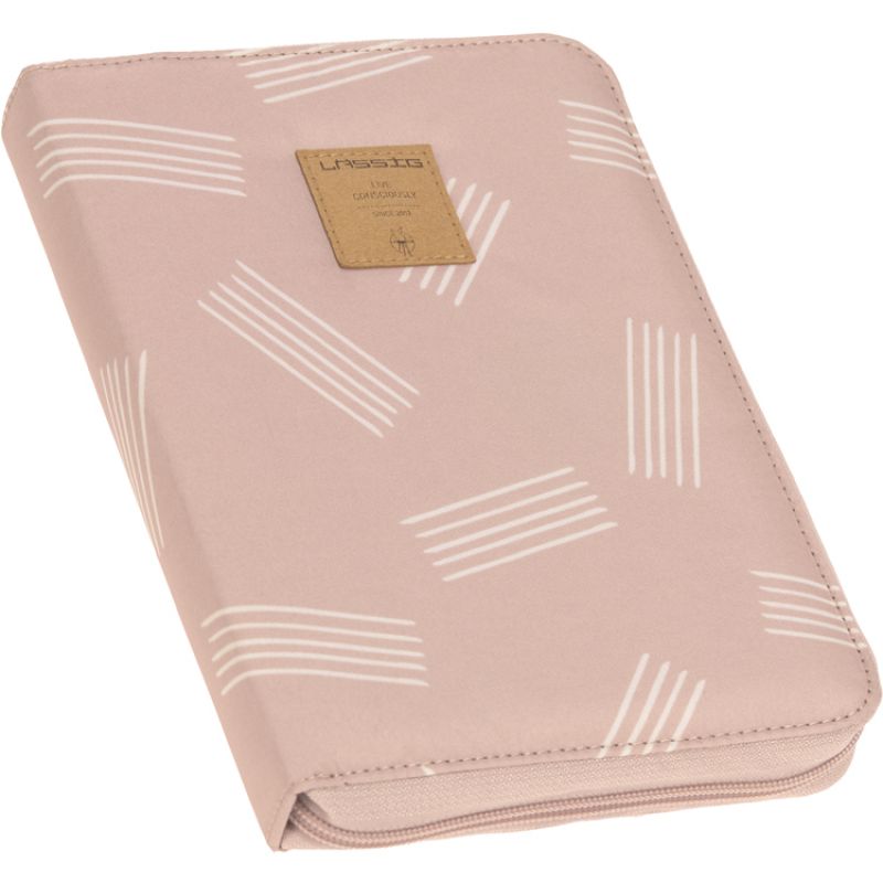 Pochette carnet de santé Casual Rayures rose Lässig Produit 1 grande taille