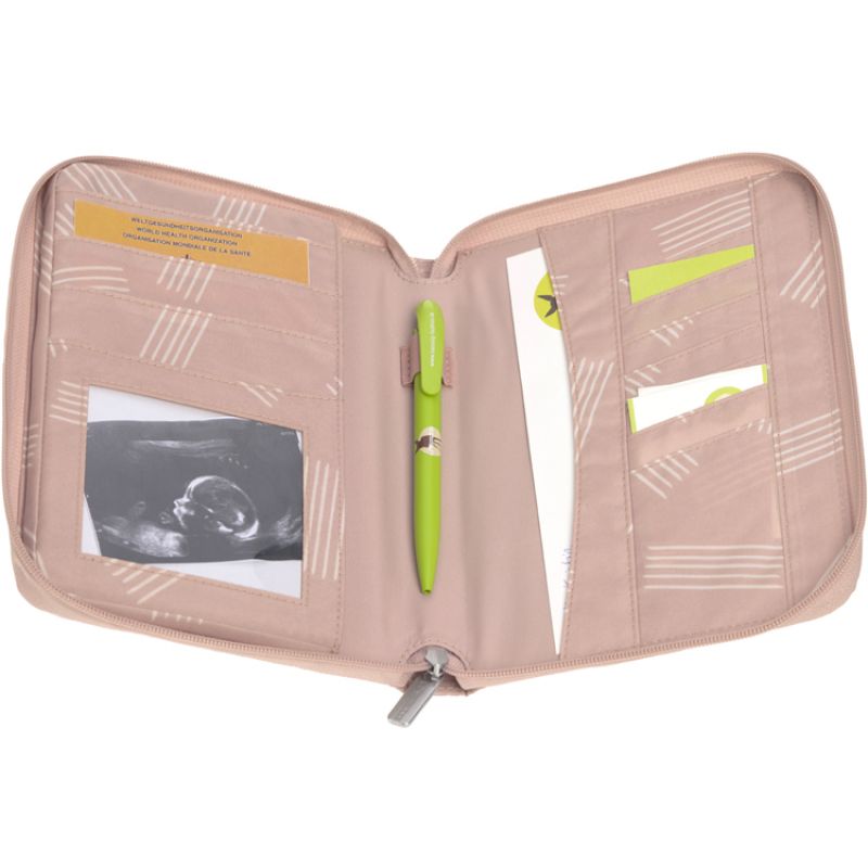 Protège carnet de santé Casual Rayures rose Lässig Produit 2