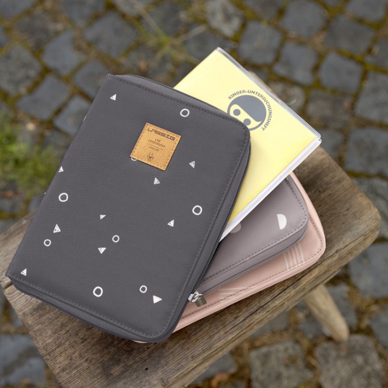 Protège carnet de santé Casual Rayures rose Lässig Ambiance 5