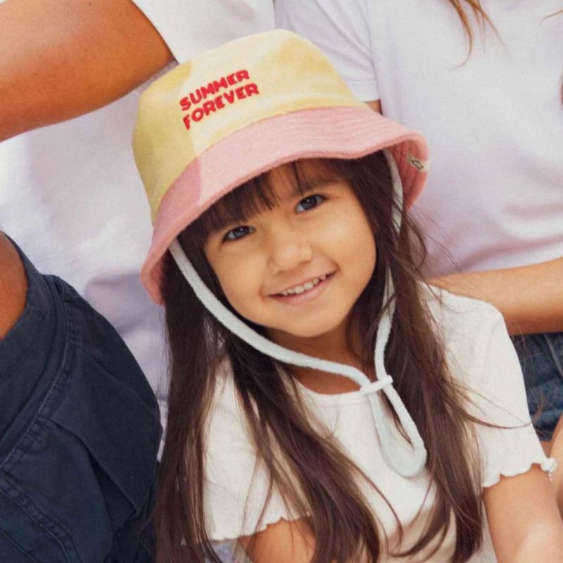 Bob enfant Summer Forever éponge rose et jaune (3-6 ans) Chamaye Ambiance 2