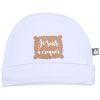 Bonnet doublé pur coton Je suis à croquer blanc BB & Co Produit 1