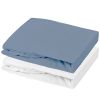 Lot alèse et drap housse Blanc-Ocean (60 x 120 cm) Mon P'tit Dodo Produit 1
