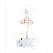 Affiche danseuse en première Ballerina (40 x 50 cm)