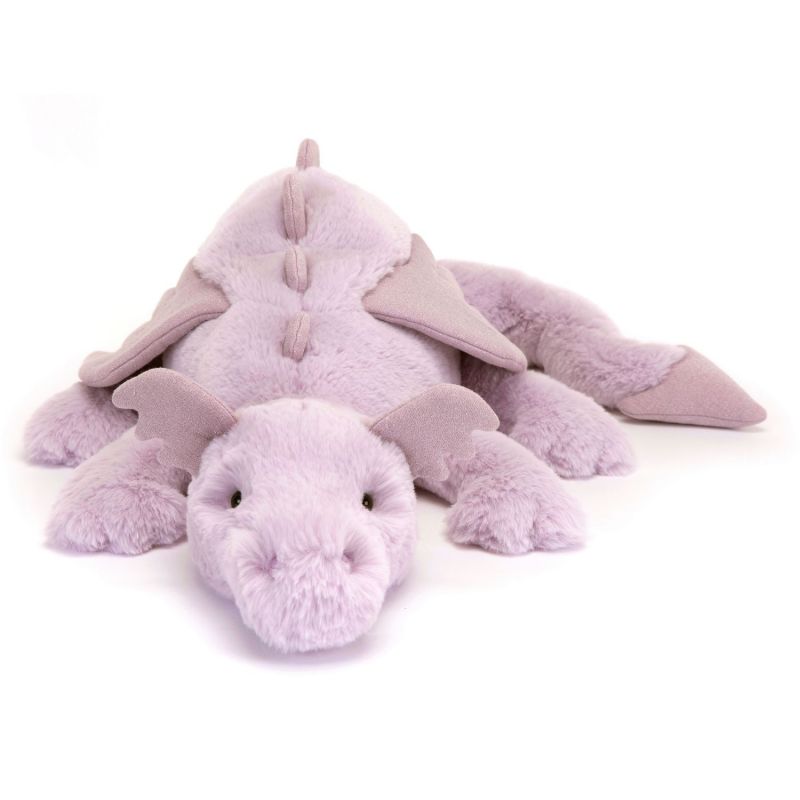 Peluche Scrumptious dragon lavande (66 cm) Jellycat Produit 2