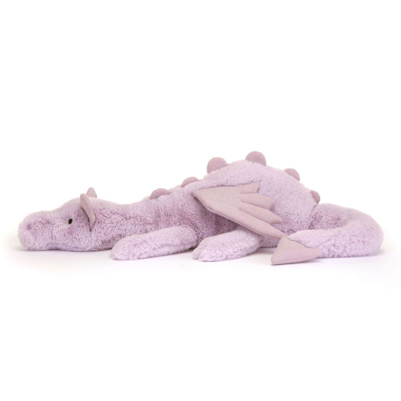 Peluche Scrumptious dragon lavande (66 cm) Jellycat Produit 4