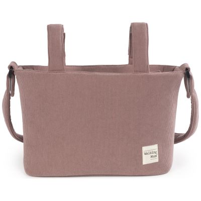 Sac à langer velours côtelé Gala Cerise Walking Mum