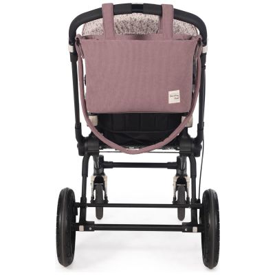 Sac à langer velours côtelé Gala Cerise