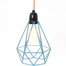 Lampe baladeuse Diamond 1 bleu et orange  par FilamentStyle