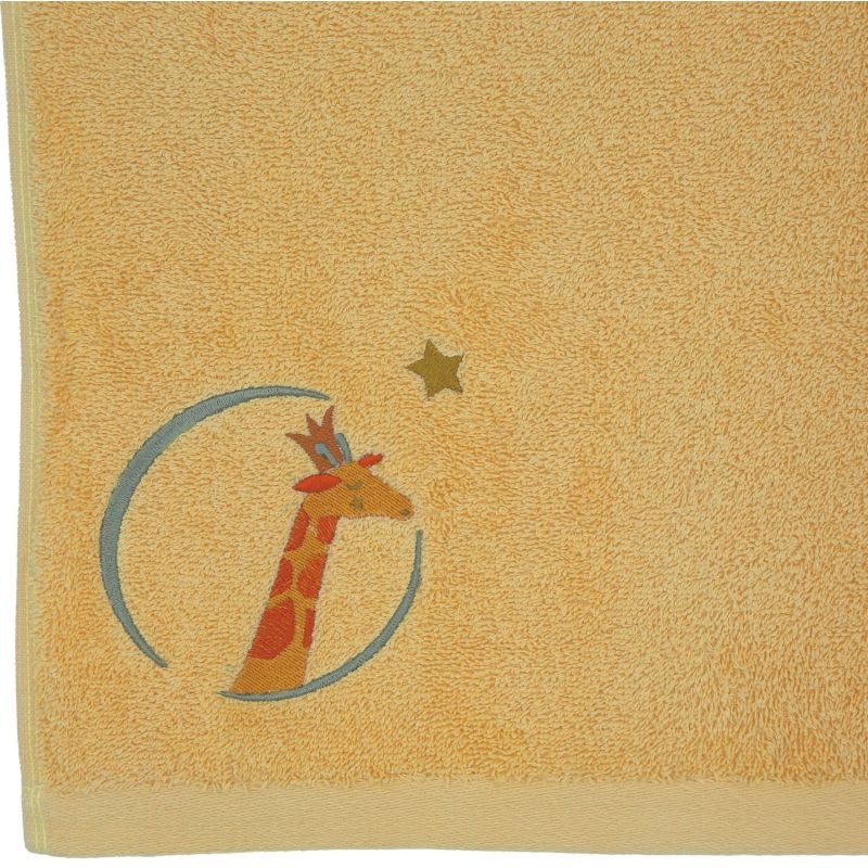 Serviette de bain Girafe Vanille personnalisable (70 x 140 cm) L'oiseau bateau Produit 1