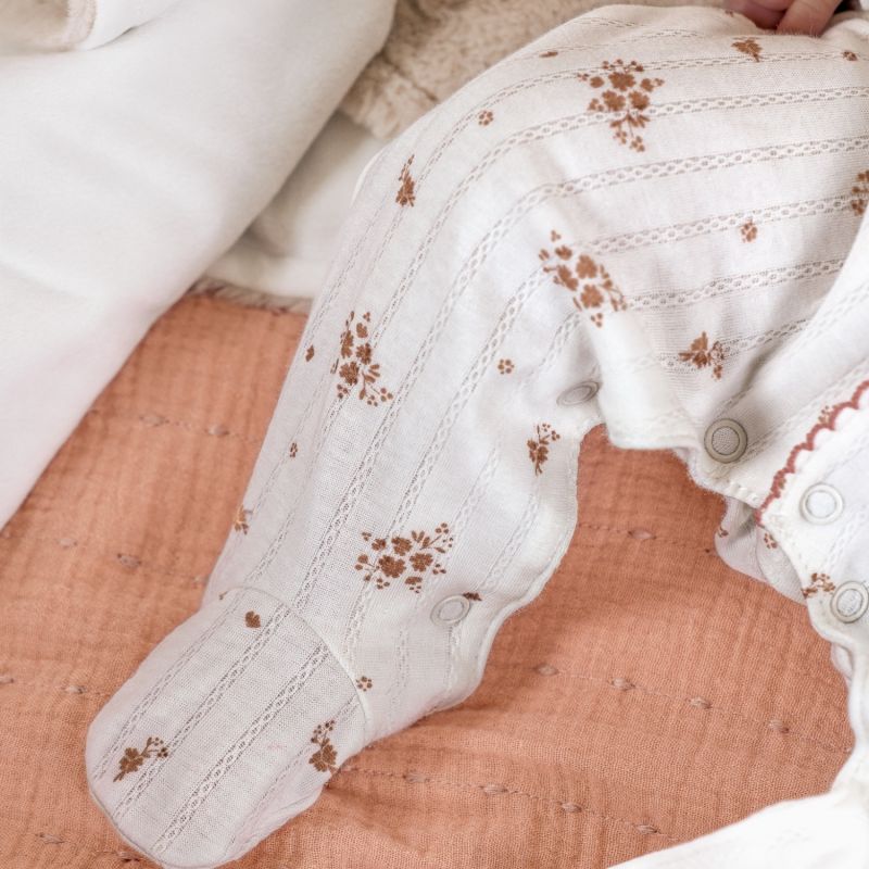 Lot de 2 pyjamas Jersey Vintage flowers (3 mois) Noukie's Ambiance 9