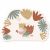 Variation Marron, vert, rose du produit Set de table Fleurs Lili Rose de la marque Charlie et Suzie