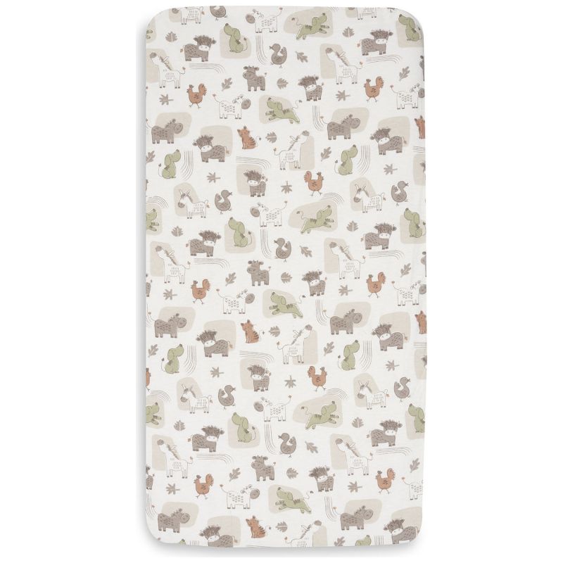 Drap housse en jersey Barn Buddies (60 x 120 cm) Jollein Produit 2