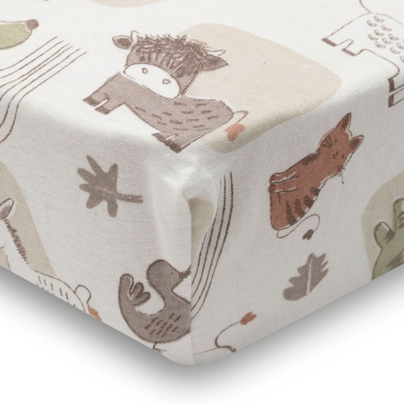 Drap housse en jersey Barn Buddies (60 x 120 cm) Jollein Produit 3