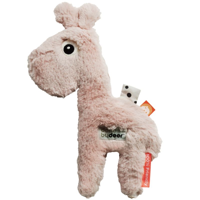 Peluche girafe Raffi rose (27 cm) Done by Deer