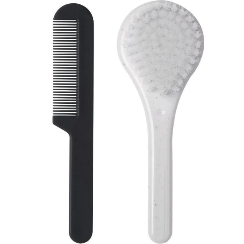 Set de coiffure brosse et peigne Speckles Blanc Luma Babycare