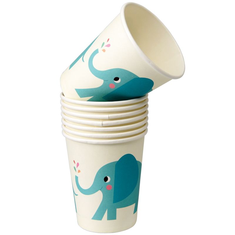 Gobelet en carton Elvis l'éléphant (8 pièces) REX