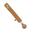 Attache tétine Gaze Camel (personnalisable) Atelier Wagram Produit 5
