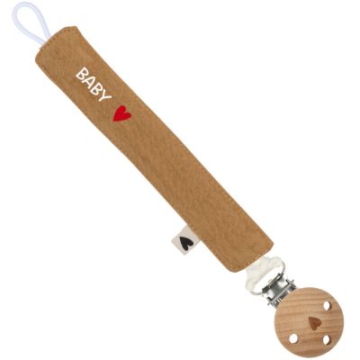 Attache tétine Gaze Camel (personnalisable)