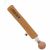 Variation Marron du produit Attache tétine Gaze Camel (personnalisable) de la marque Atelier Wagram