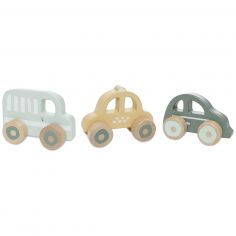 Lot de 3 voitures en bois On the Go - Jollein
