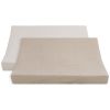 Lot de 2 housses de matelas à langer Tender Beige/Linen (45 x 70 cm)  par Baby's Only