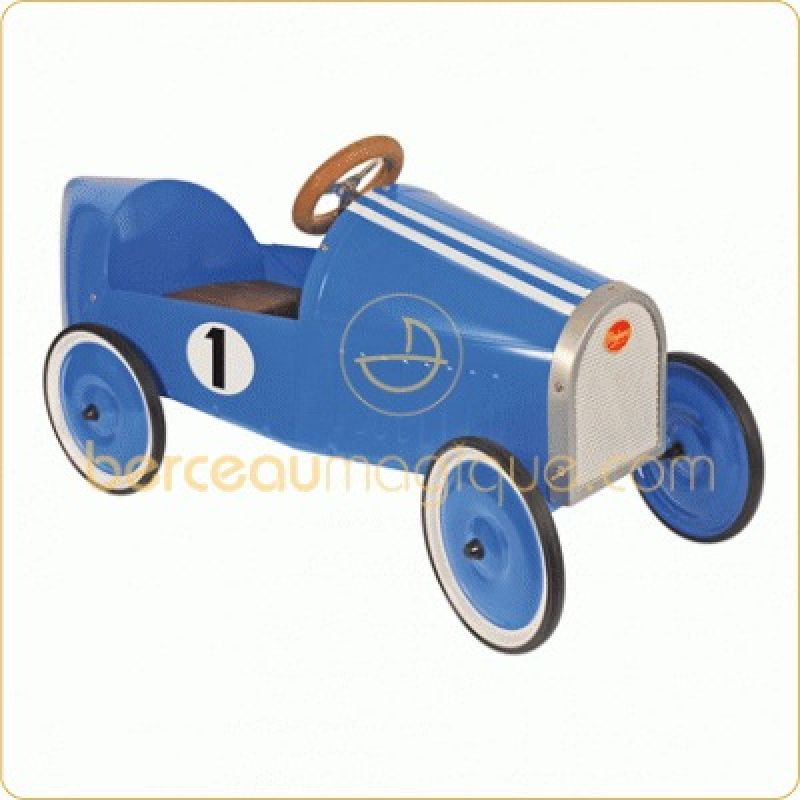 Voiture en métal à pédales Montlhéry 