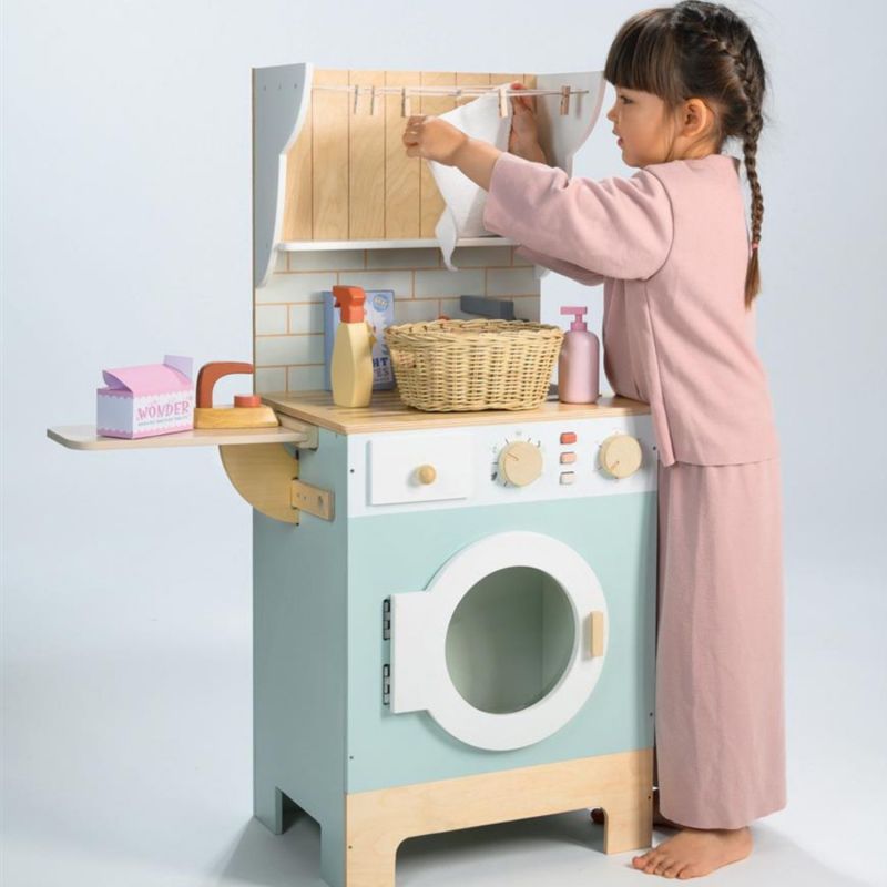 Machine à laver avec accessoires en bois Tender Leaf Ambiance 6