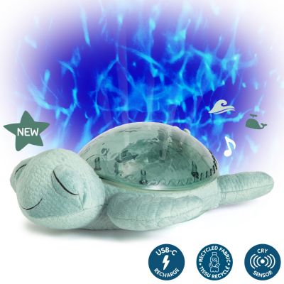 Veilleuse peluche Tranquil Turtle™ Green (rechargeable)  par Cloud B