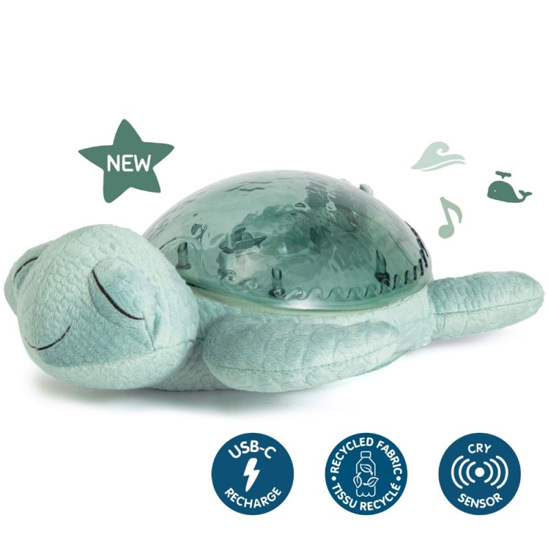 Veilleuse peluche Tranquil Turtle Green (rechargeable) Cloud B Produit 5