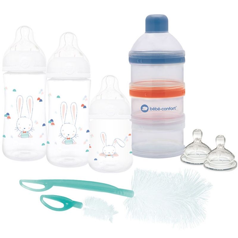 Coffret biberon sweet bunny (150 ml et 270 ml) Bébé Confort