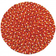 Tapis ballsrug karma spicy (diamètre : 90 cm)  par Lilipinso