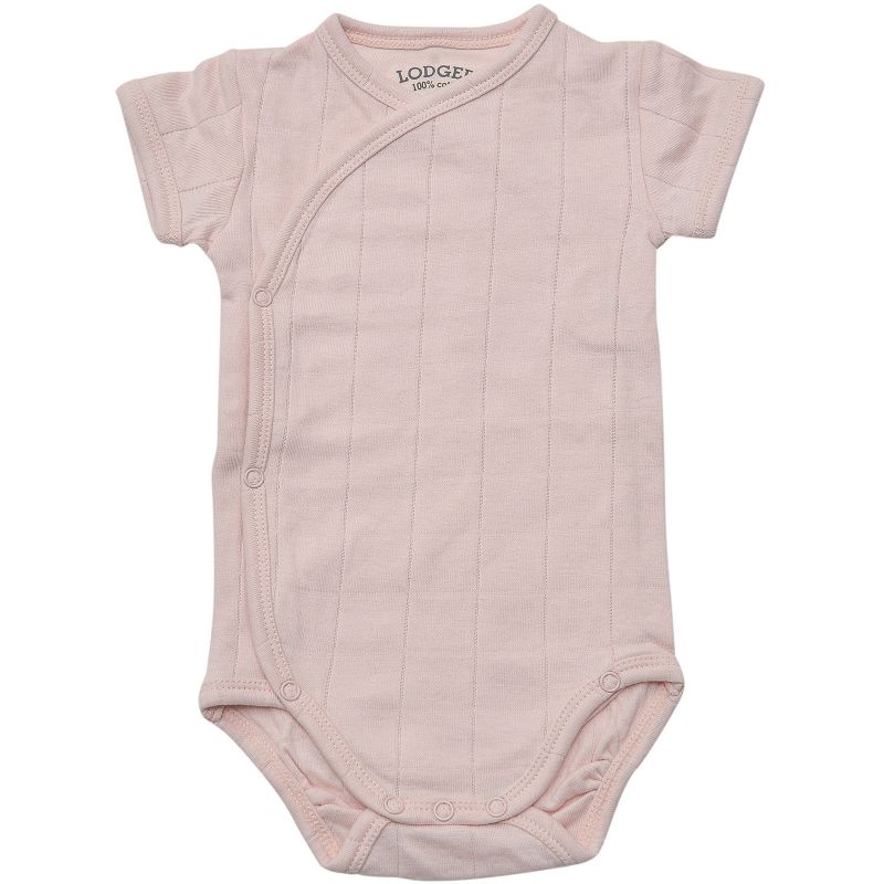 Body manches courtes rose clair (4-6 mois : 63-68 cm) Lodger