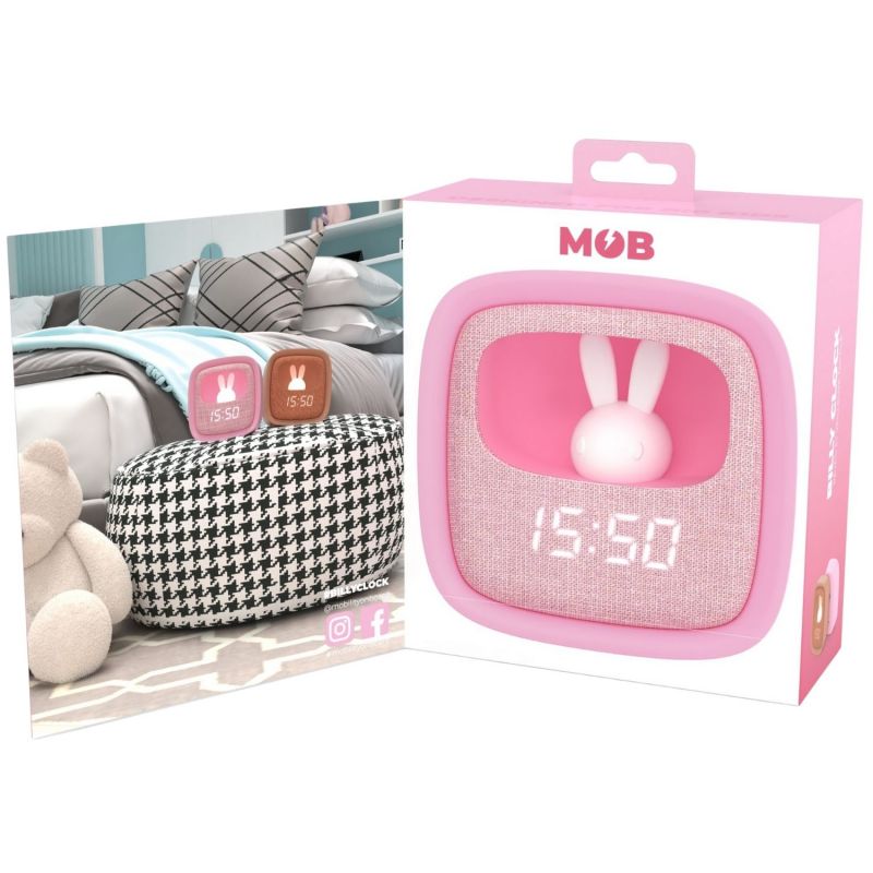 Réveil 2 en 1 Billy Clock Marshmallow MOB Produit ouvert 3