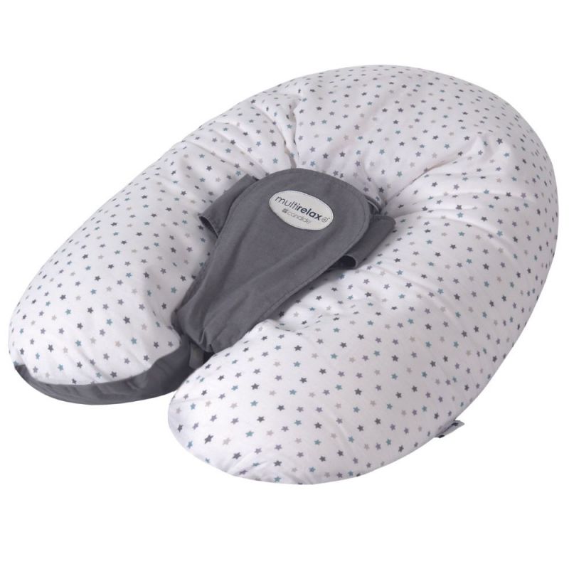Coussin de grossesse Multirelax polyester étoiles multicolores Candide