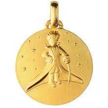 Médaille Le Petit Prince dans les Etoiles (or jaune 750°)  par Monnaie de Paris