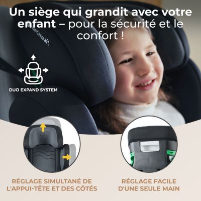 Siège auto Xpand 2 i-Size Graphite Black (groupe 2-3)