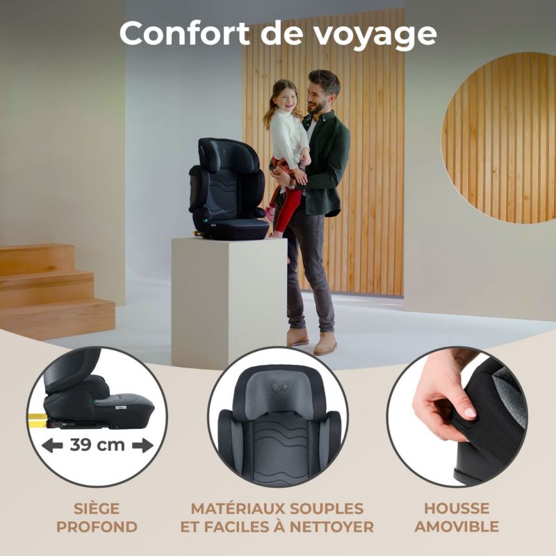 Siège auto Xpand 2 i-Size Graphite Black (groupe 2-3) Kinderkraft Ambiance 8