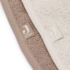 Lot de 2 bavoirs en éponge Sand-Milky Coffee Jollein Produit 5