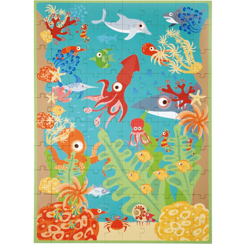Puzzle océan (100 pièces) Scratch