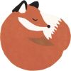 Tapis en coton M.Fox renard (100 x 100 cm) - Lilipinso