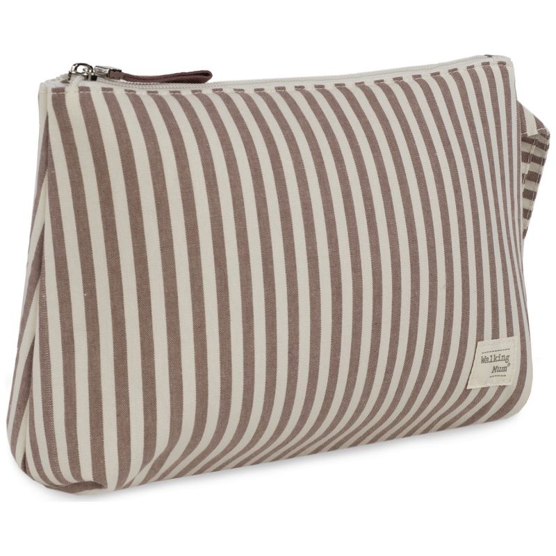 Trousse de toilette Praliné Rayures Moka Walking Mum Produit 2