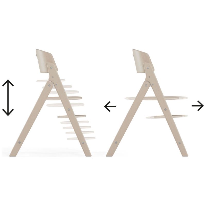 Chaise haute évolutive Click&Fold All Natural Light natural Cybex Produit 6