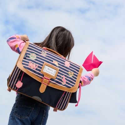 Cartable primaire x Armor Lux Océane Bleu Marine (38 cm)