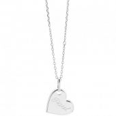 Collier enfant Kids coeur personnalisable (argent 925°)