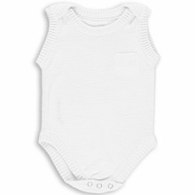 Body manches courtes blanc (Naissance-1 mois : 50-56 cm)  par Baby's Only