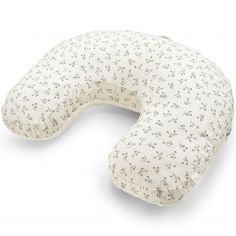 Coussin d'allaitement Olive Bloom Canvas - Babyshower