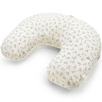 Coussin d'allaitement Olive Bloom Canvas Babyshower