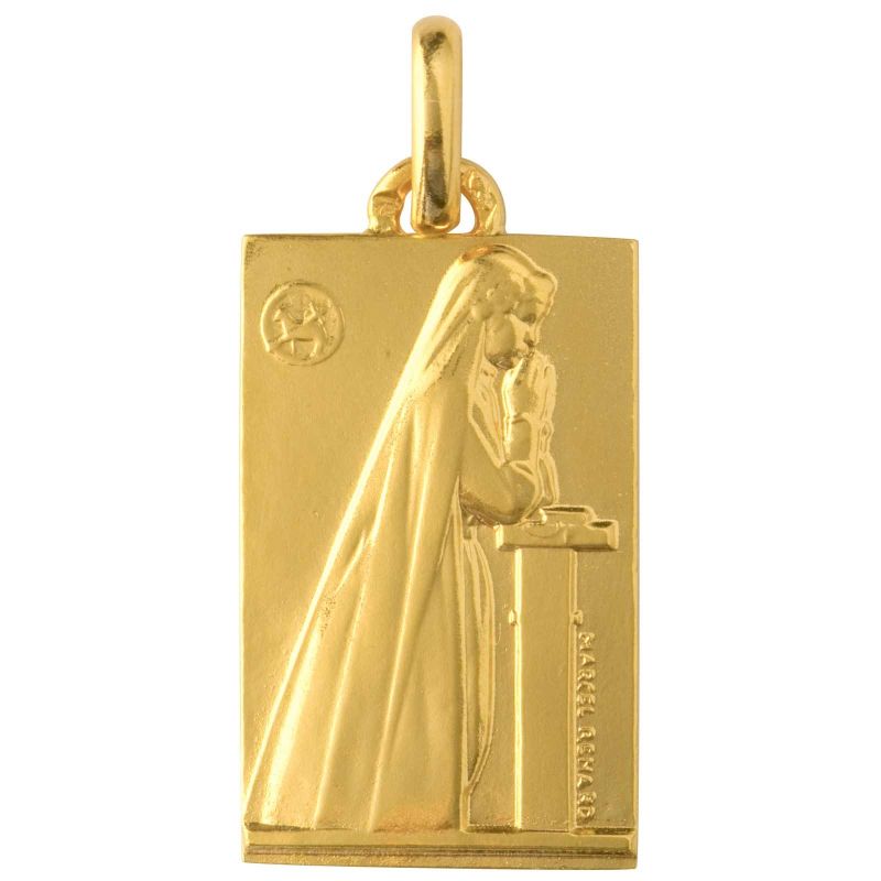Médaille Communiante (or jaune 750°) Monnaie de Paris