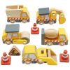 Set de 5 véhicules de chantier en bois FSC Le Toy Van Produit 1